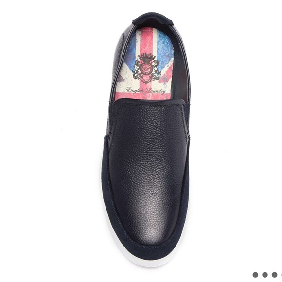 English Laundry Chad Leather Slip-On Sneaker - Picture 3 of 8